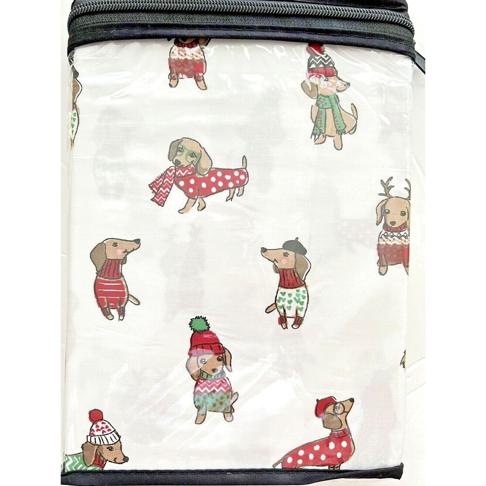 Christmas Dachshund Doxie Standard Pillowcases Cotton Set Of 2 Cynthia Rowley